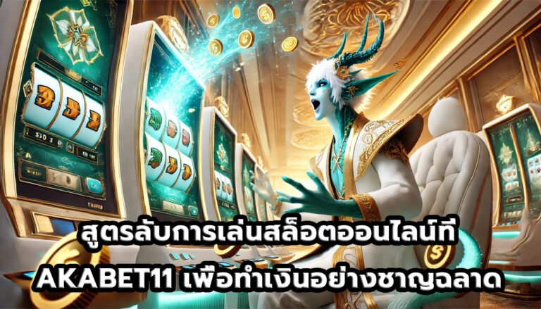 สูตรลับการเล่นสล็อตออนไลน์ที่ AKABET11เพื่อทำเงินอย่างชาญฉลาด