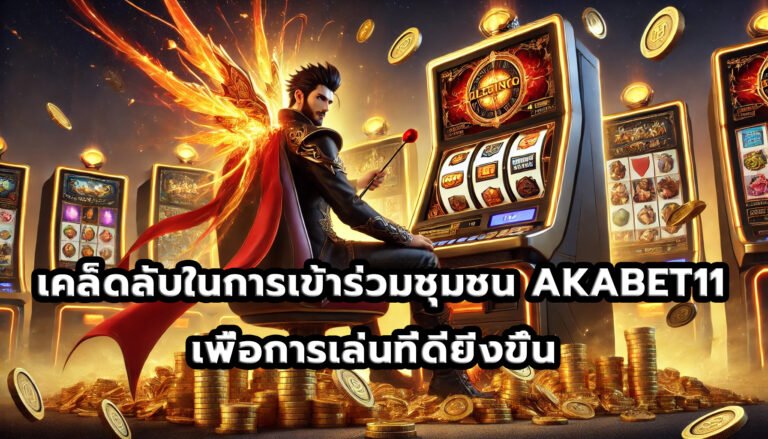 เคล็ดลับในการเข้าร่วมชุมชน AKABET11เพื่อการเล่นที่ดียิ่งขึ้น -10